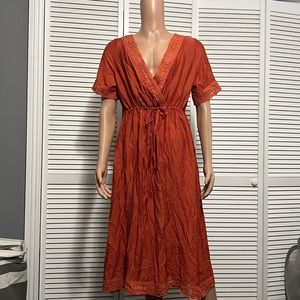 SHEIN summer dress. Orange xl